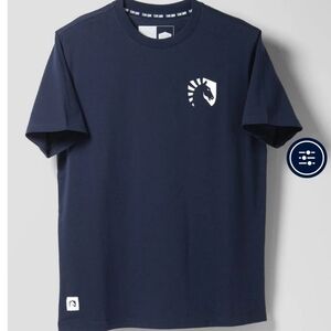 Liquid Heart Crest Short Sleeve Tee Navy